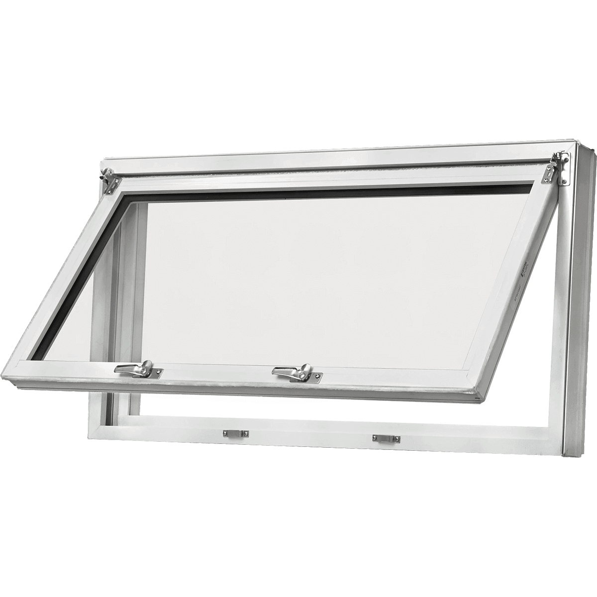 Intended for use at or below grade, the top-hinge construction allows the basement window to open inward, providing convenient air circulation and natural light to the interior.